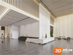 Lobby front desk Skp Files 